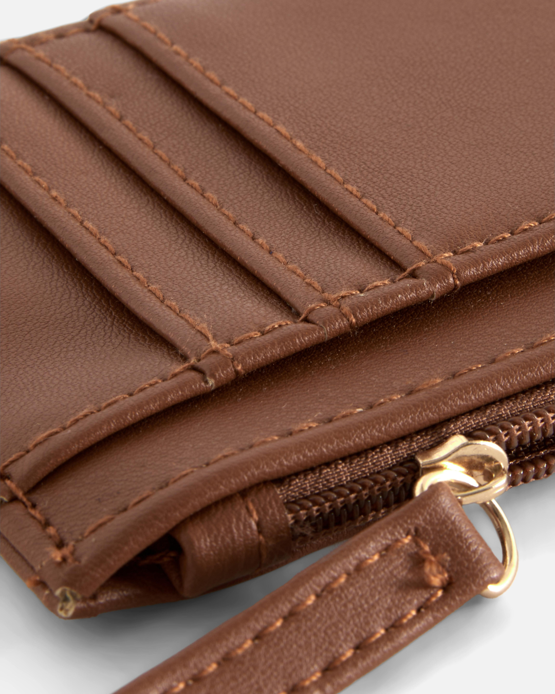 Leather Card Holder ( Brown )