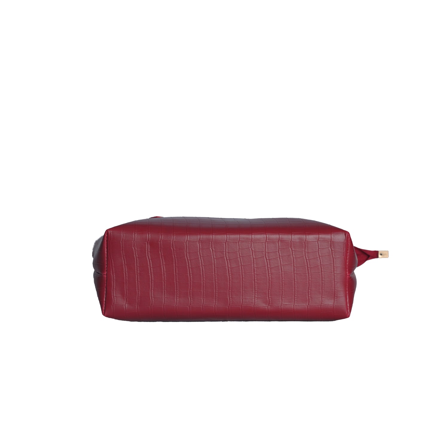 Mehroon Belle Croc Tote Bag
