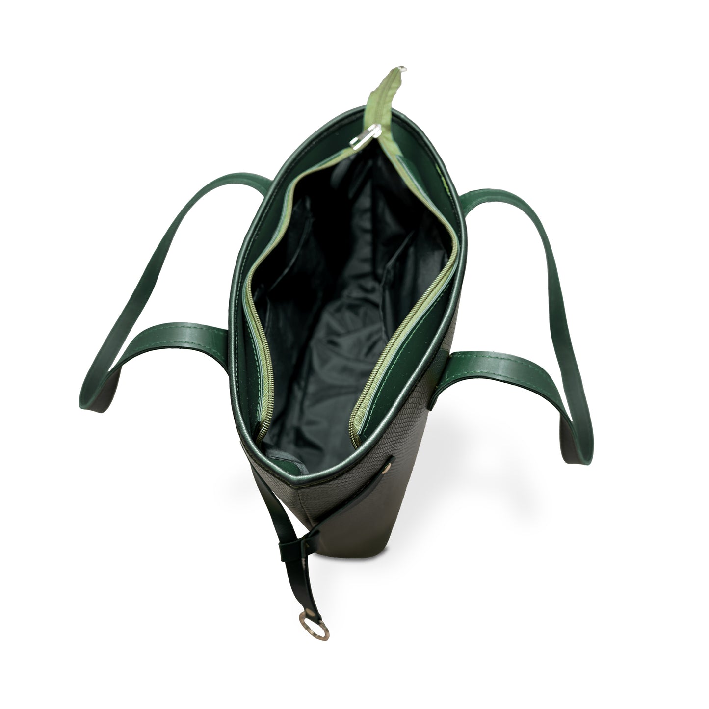 Green Belle Tote Bag With Detachable Pouch ( Pre-Order )