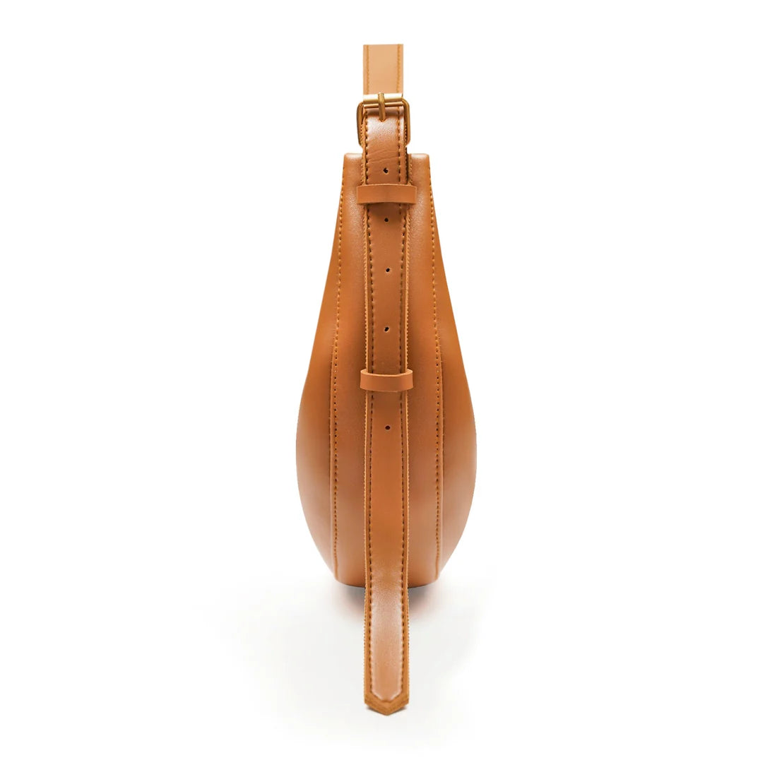 Brown Belle Moon Shape Bag