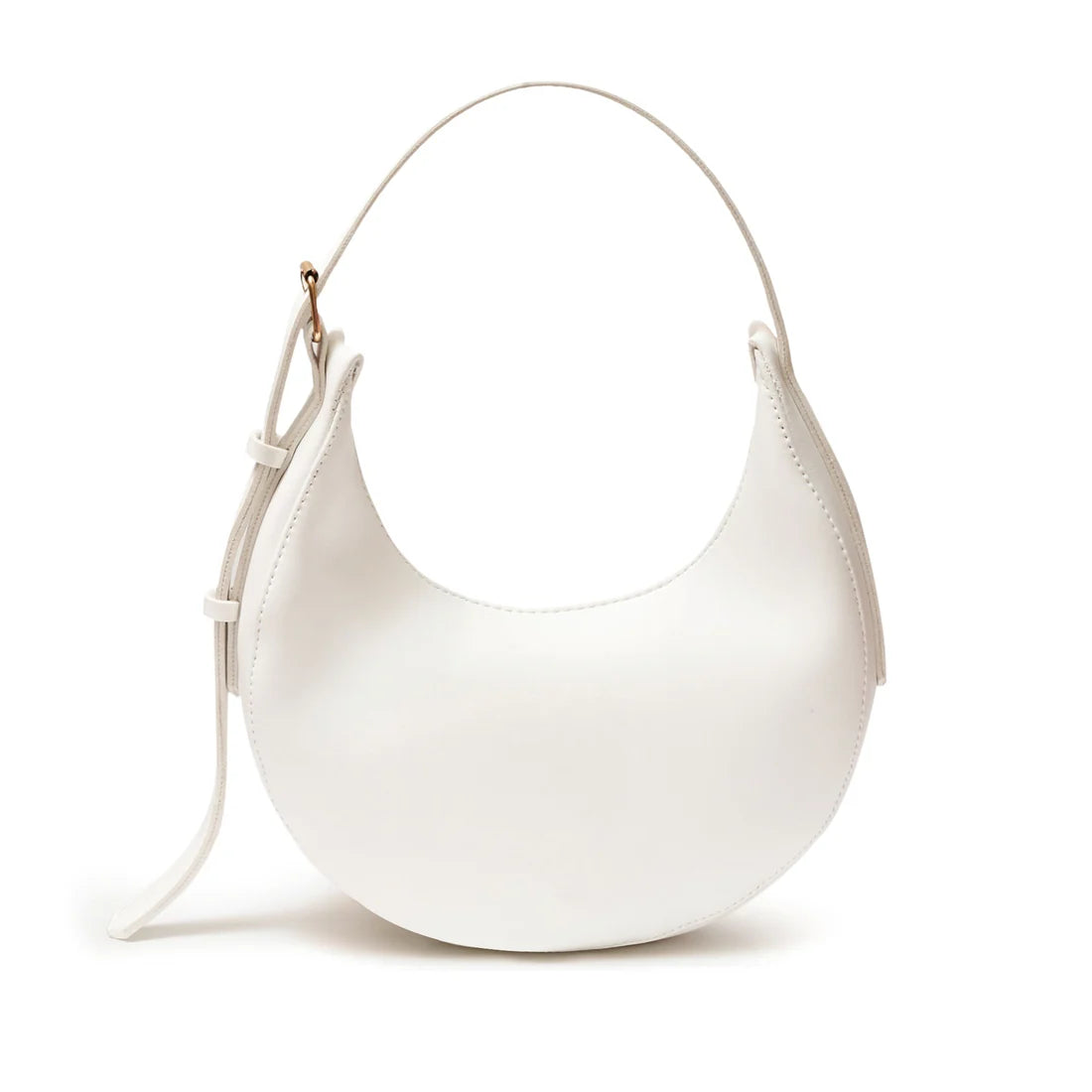 White Belle Moon Shape Bag