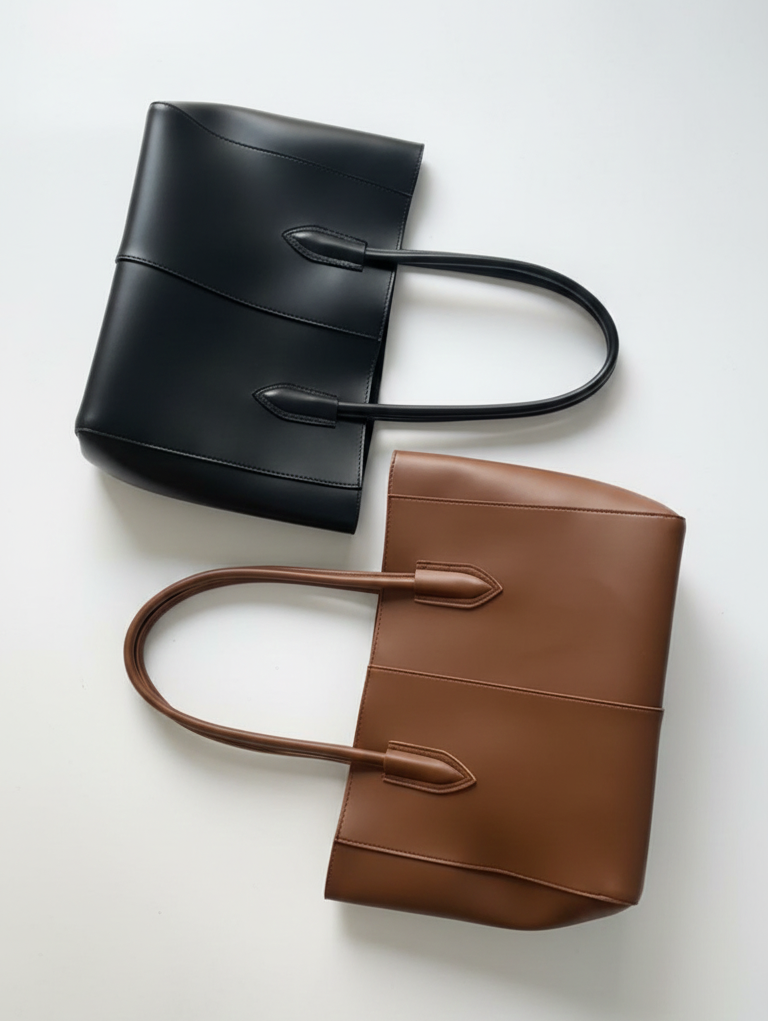 Carla Shoulder Tote Maroon (Zip Closure)