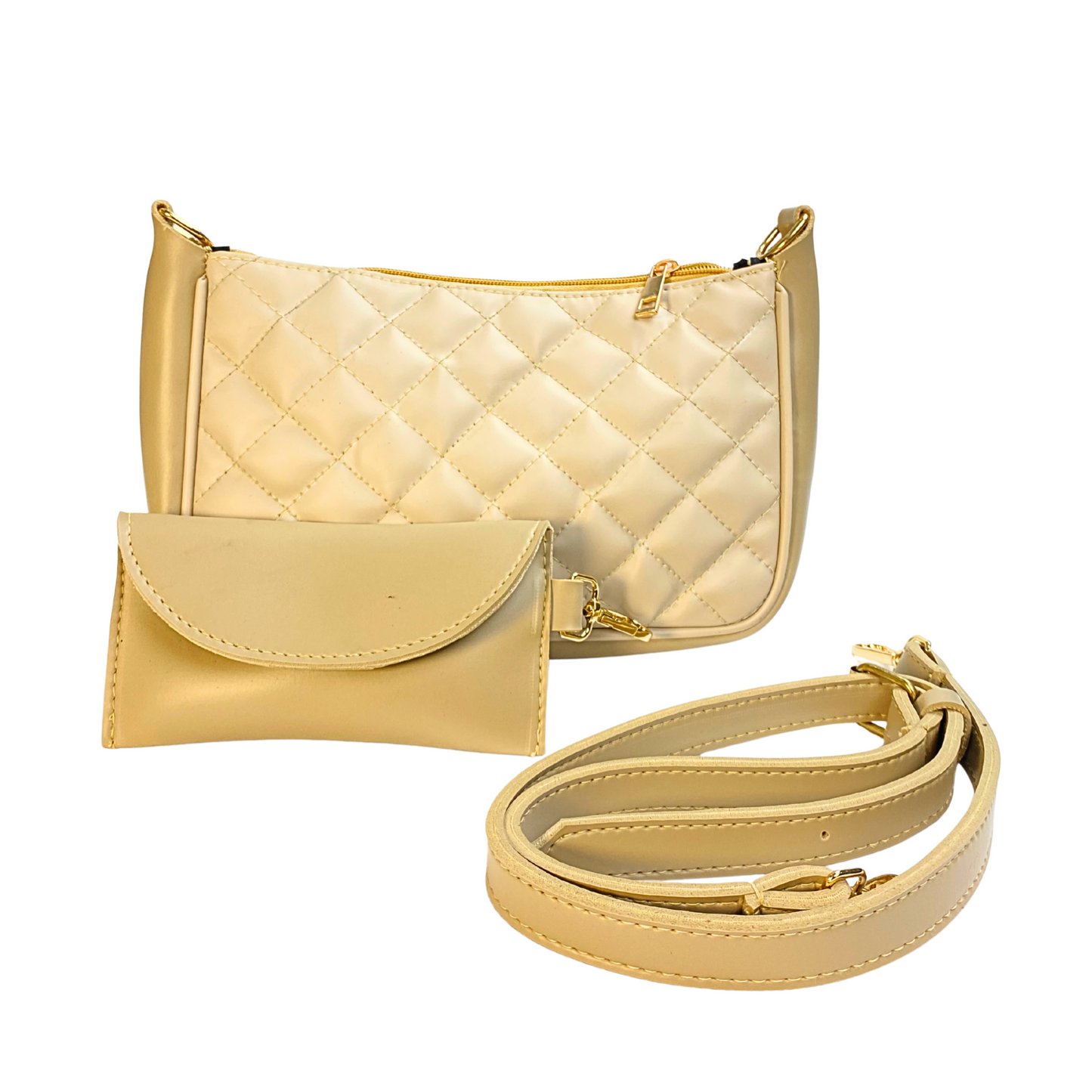 Beige Belle The Crossbody Bag