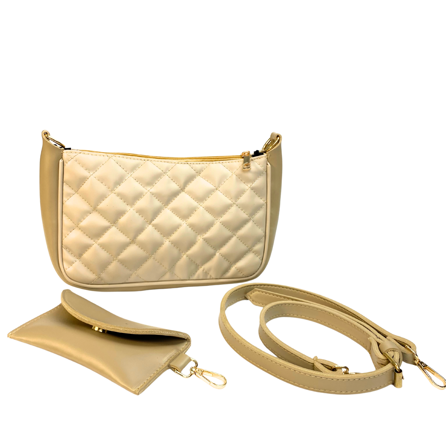 Beige Belle The Crossbody Bag
