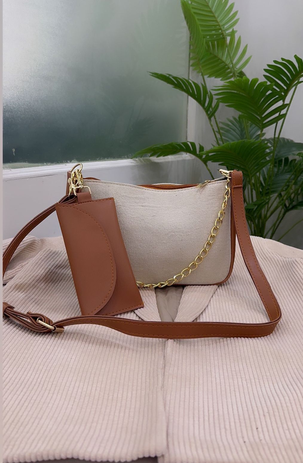 Crossbody Bag Florida Tan Brown