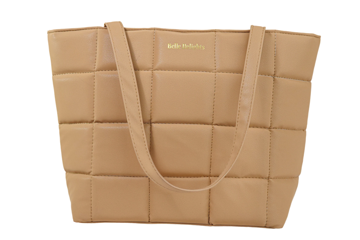 Beige Belle Luxe Tote Bag