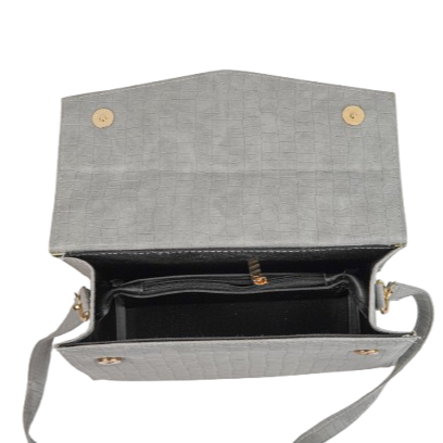 Grey Belle Hobo Bag