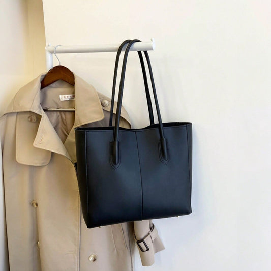 Carla Shoulder Tote Brown Black