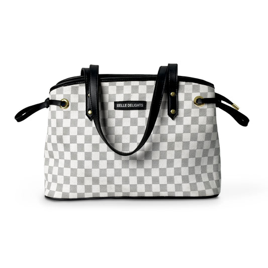 White Belle The Checker Bag