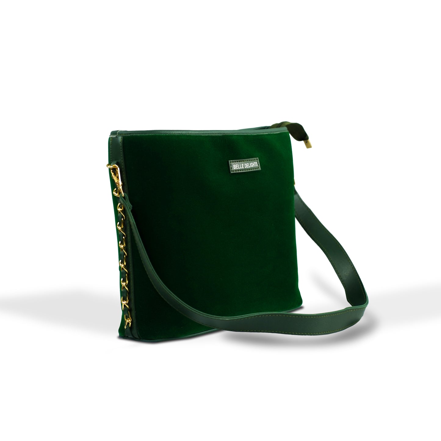 Green Silk Tote Bag