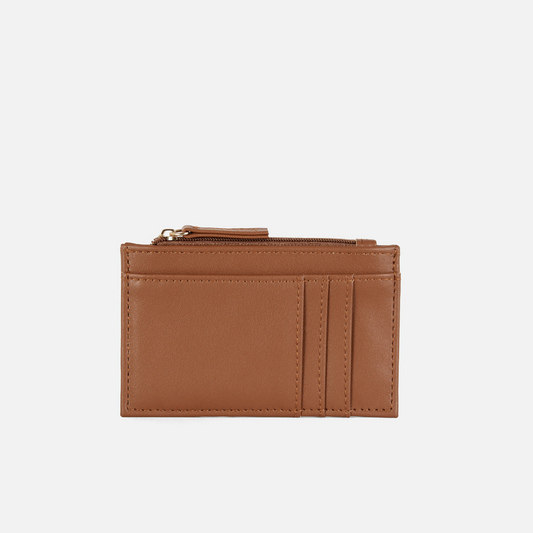 Leather Card Holder ( Brown )