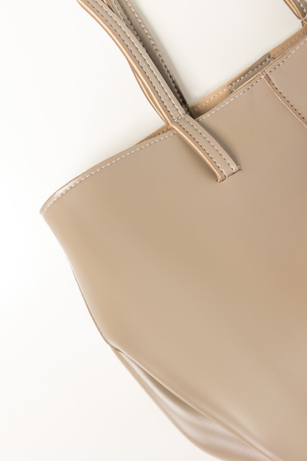 Polene Paris Beige Tote Bag