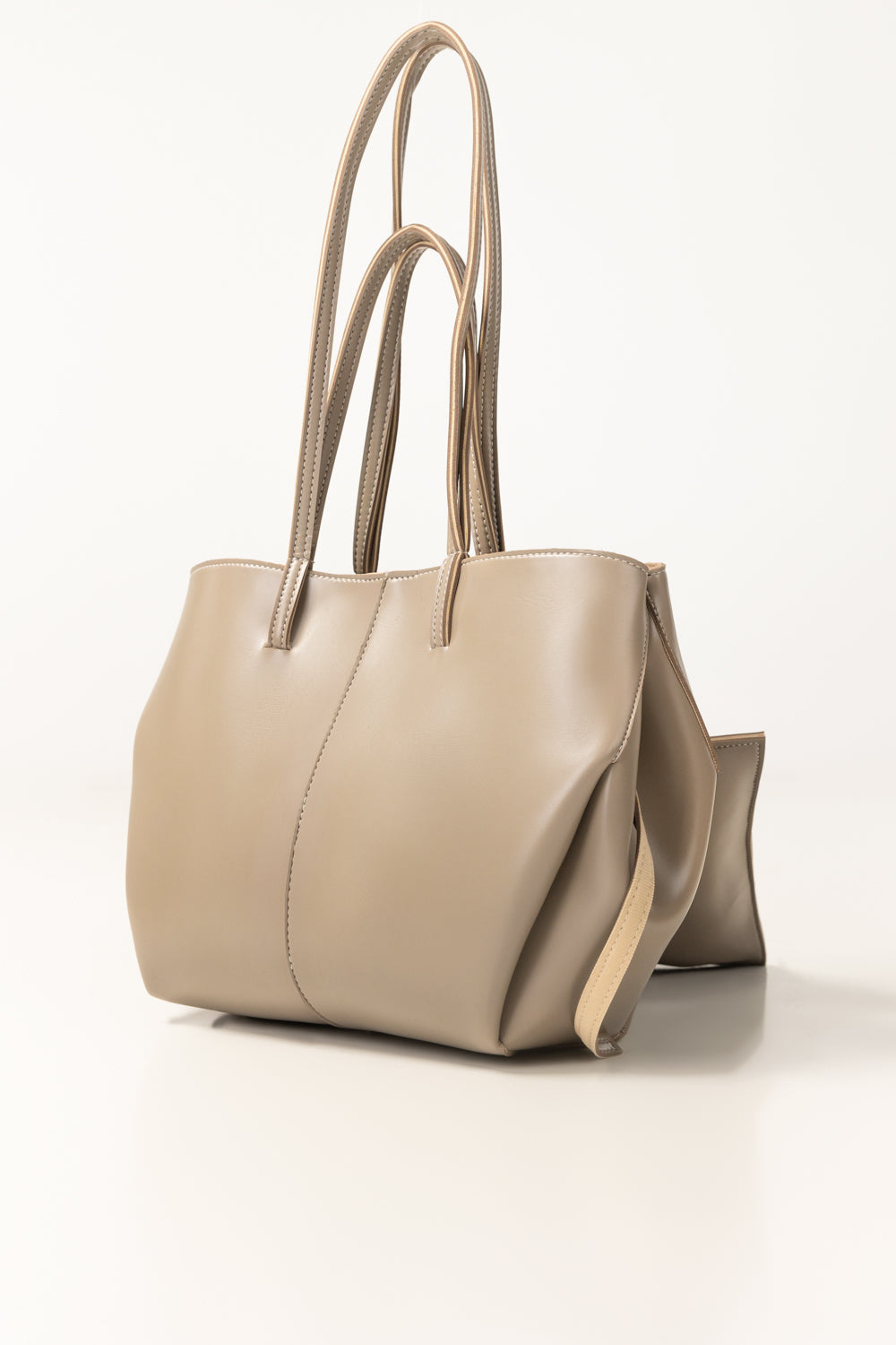 Polene Paris Beige Tote Bag