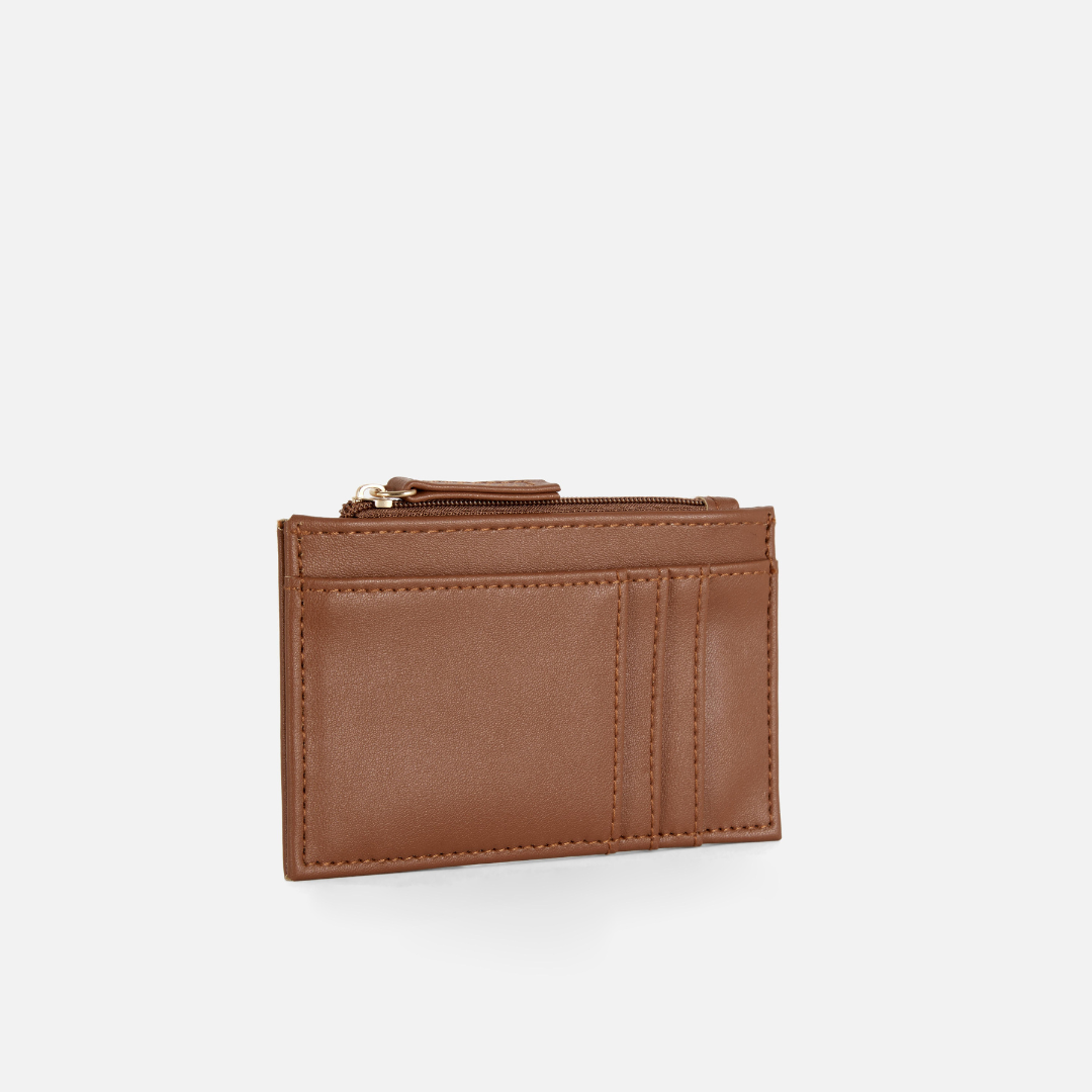 Leather Card Holder ( Brown )