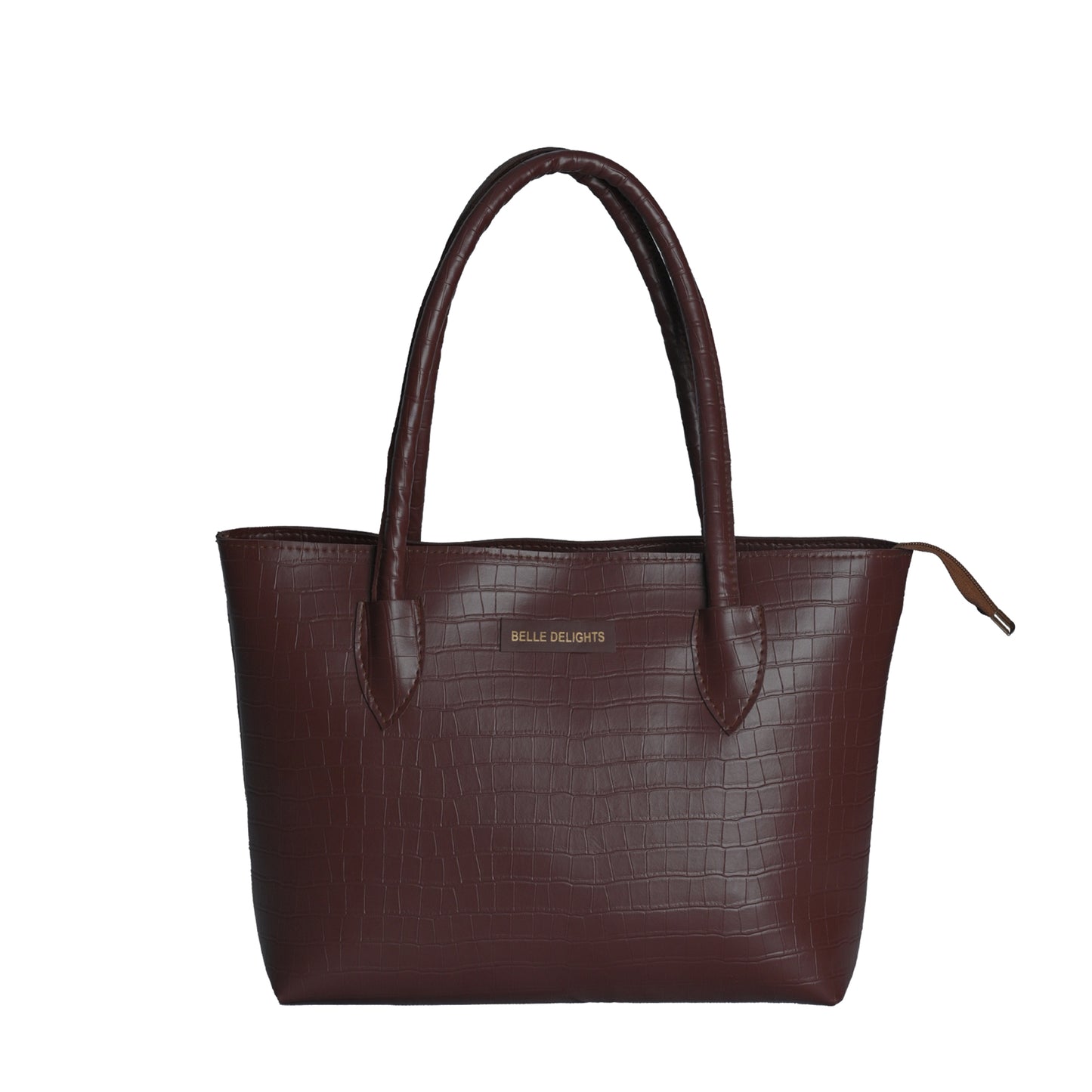 Brown Belle Croc Tote Bag