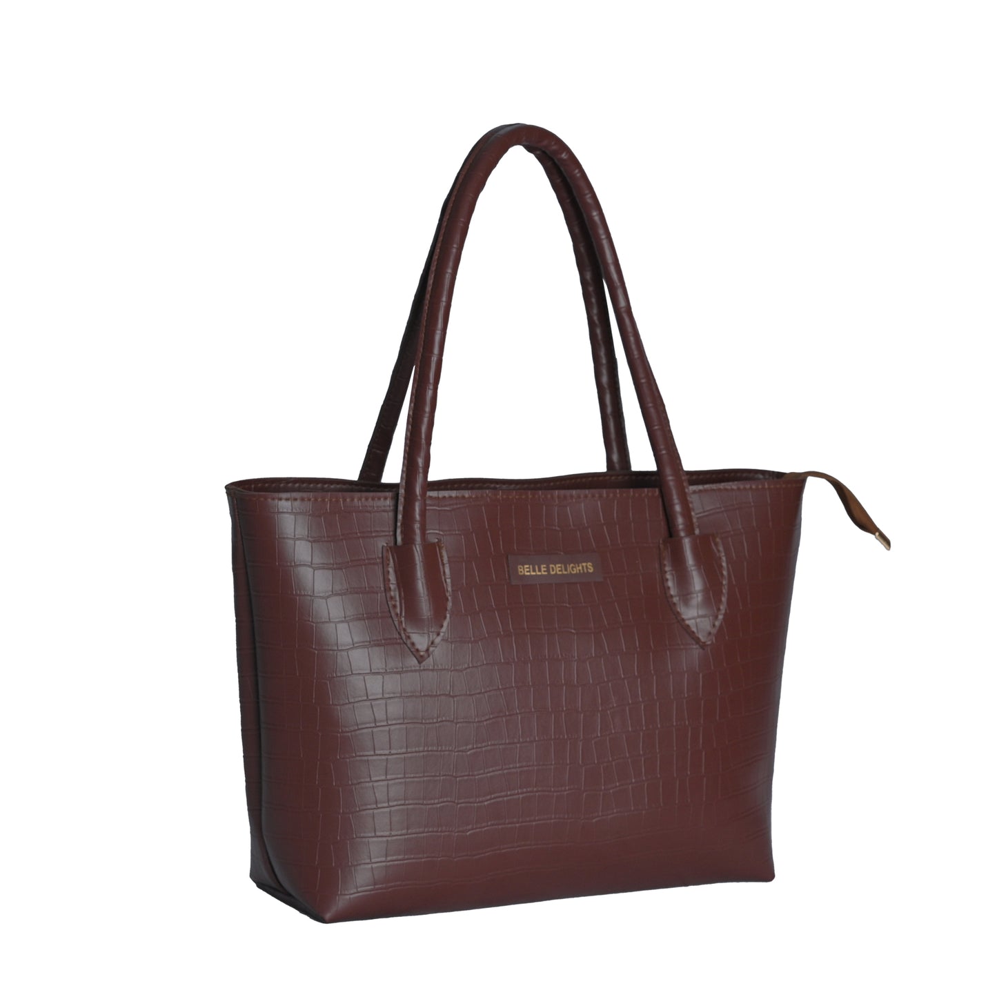 Brown Belle Croc Tote Bag