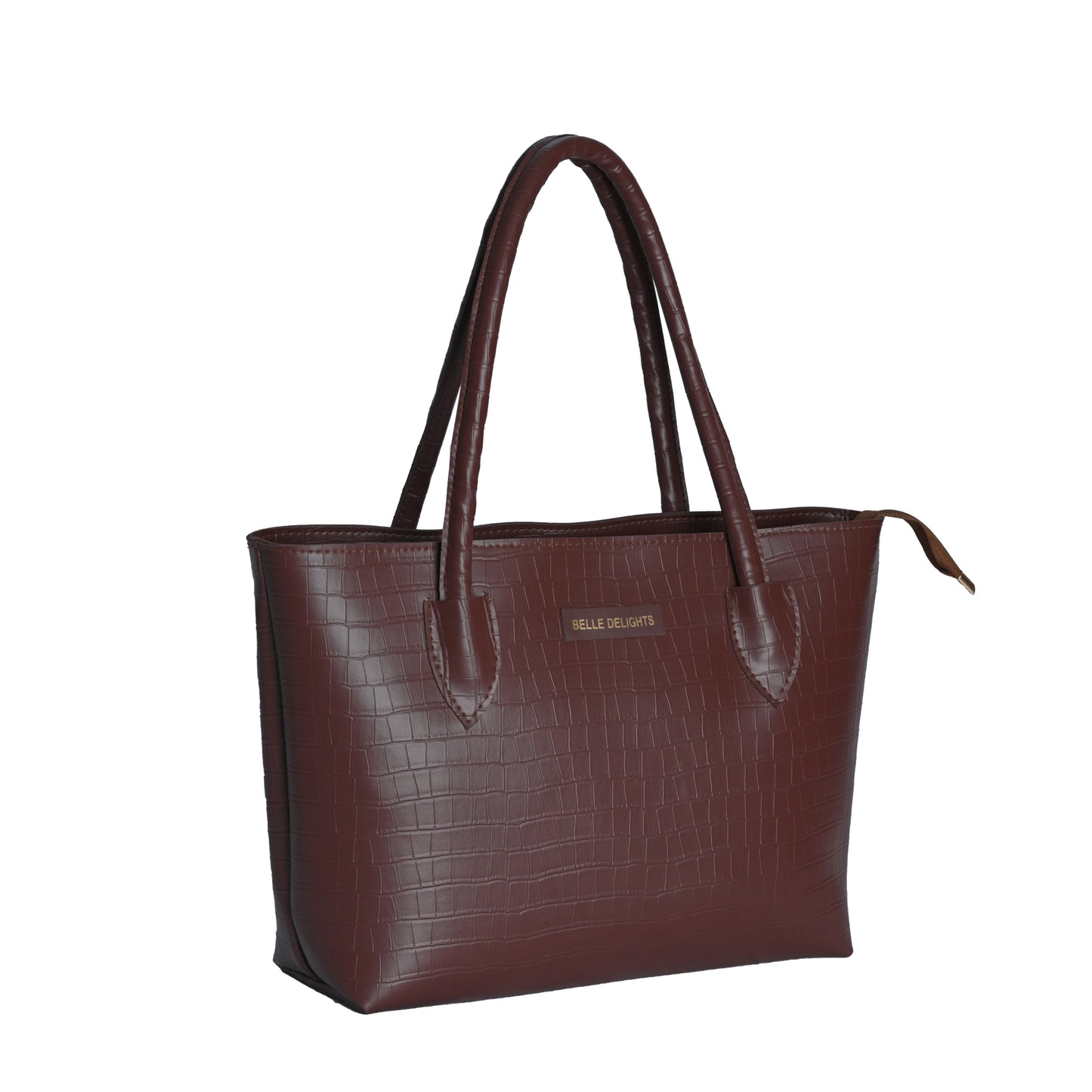 Brown Belle Croc Tote Bag