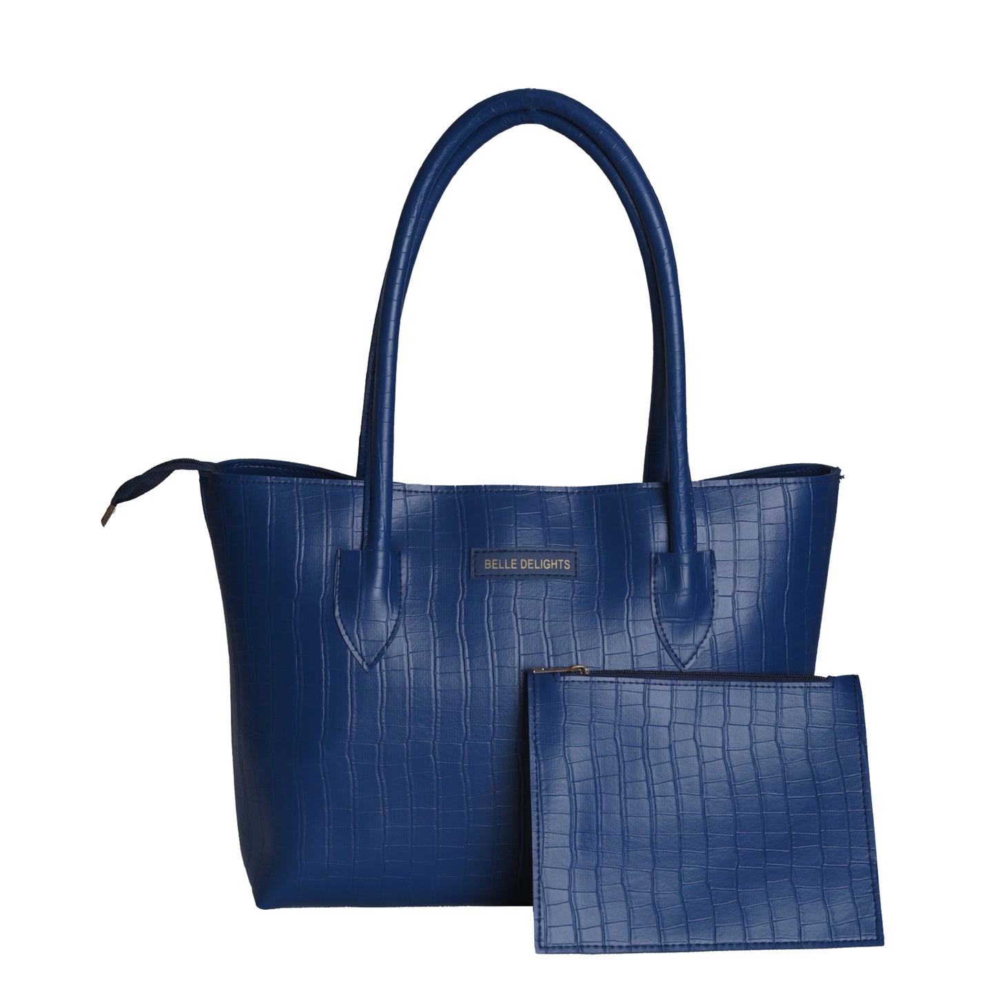 Blue Belle Croc Tote Bag