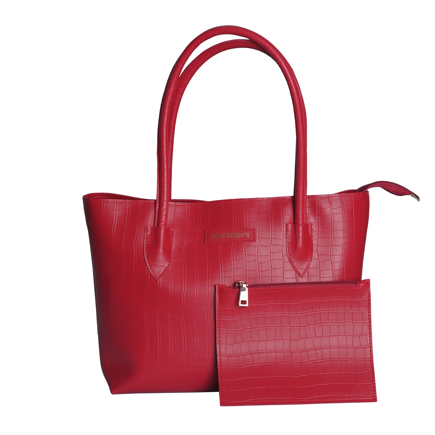 Red Belle Croc Tote Bag