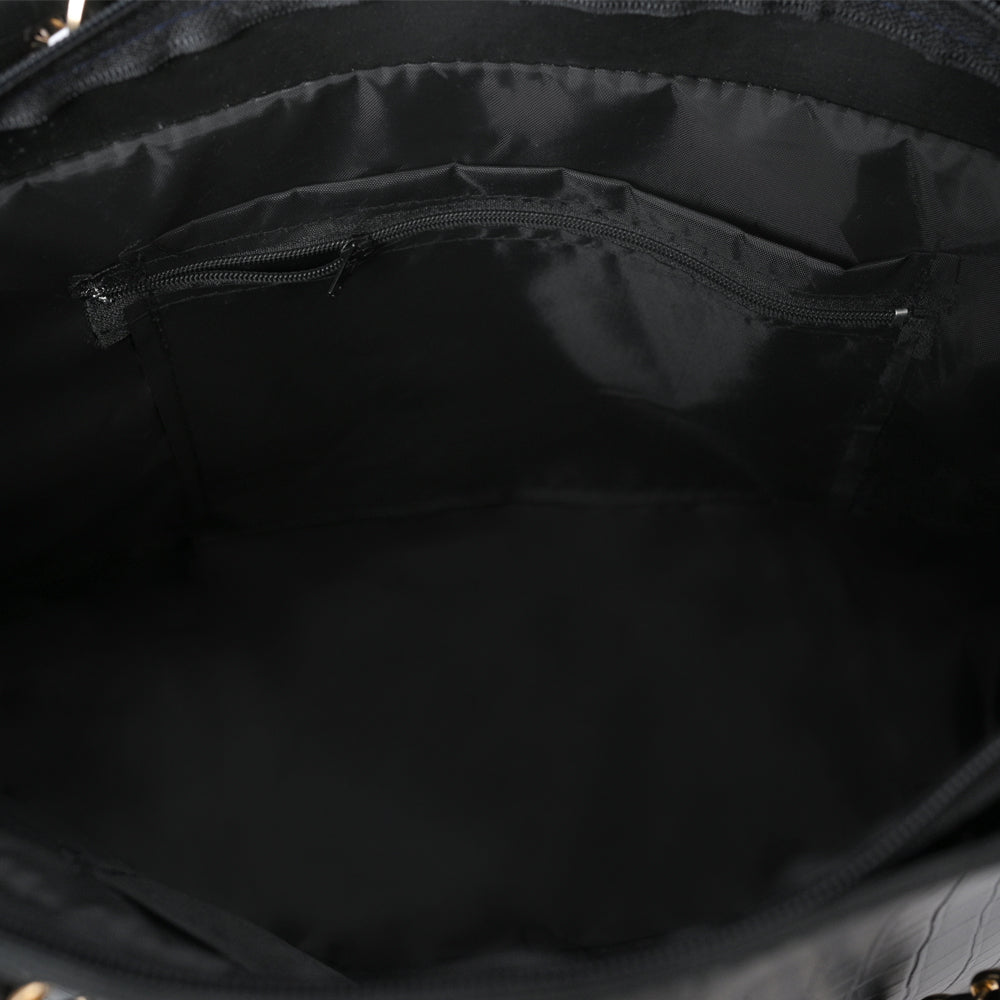 Black New Wave Tote Bag – belledelights