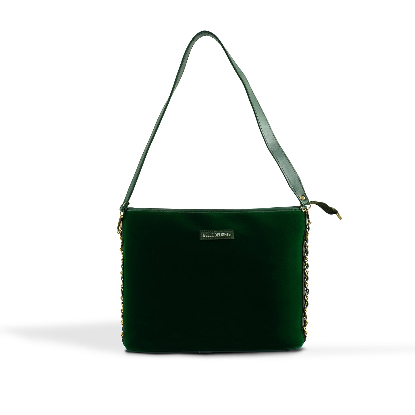 Green Silk Tote Bag