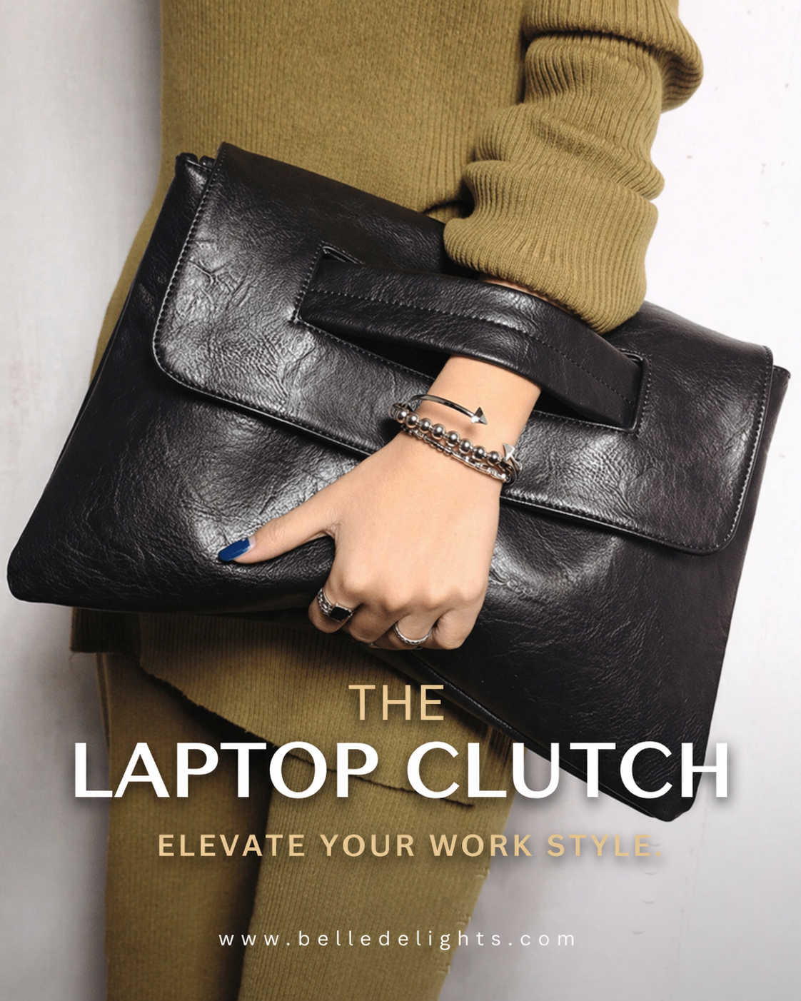 Belle The statement Laptop Bag Brown