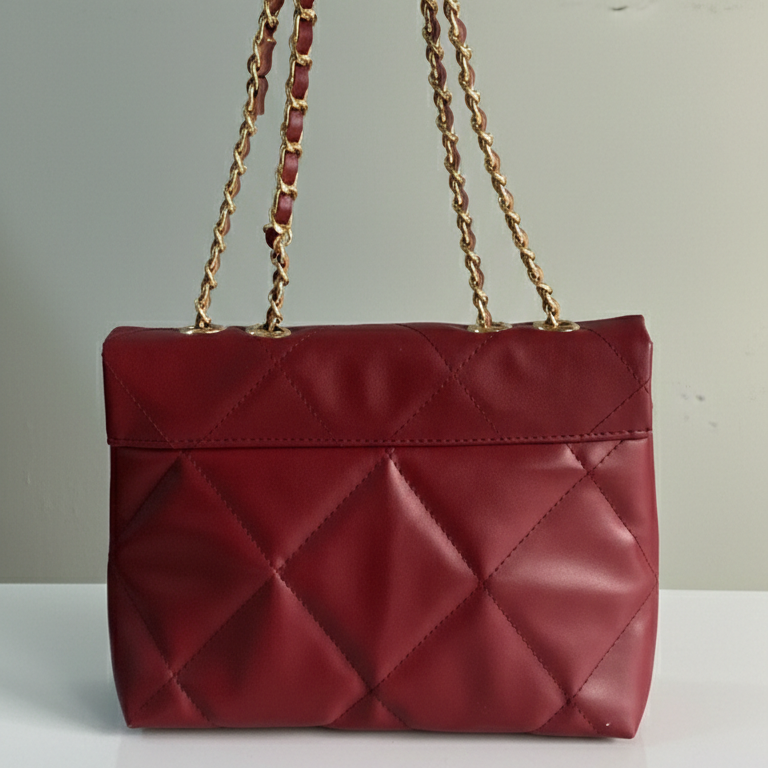 Belle The Luna Fold Bag Maroon