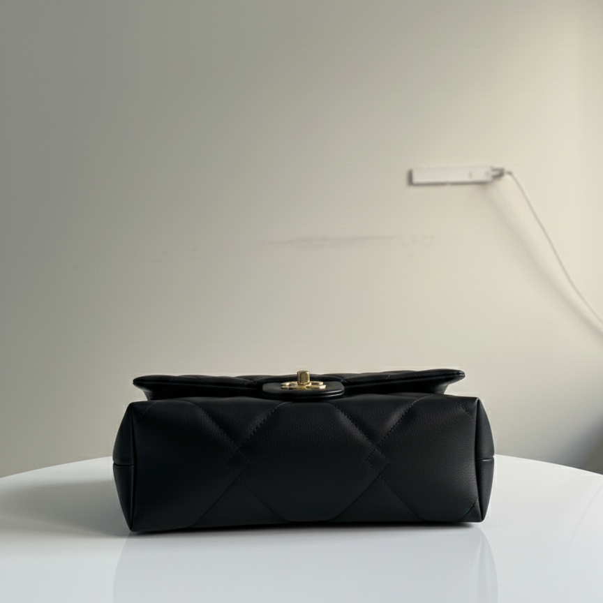 Black Belle The Classic Flap Bag