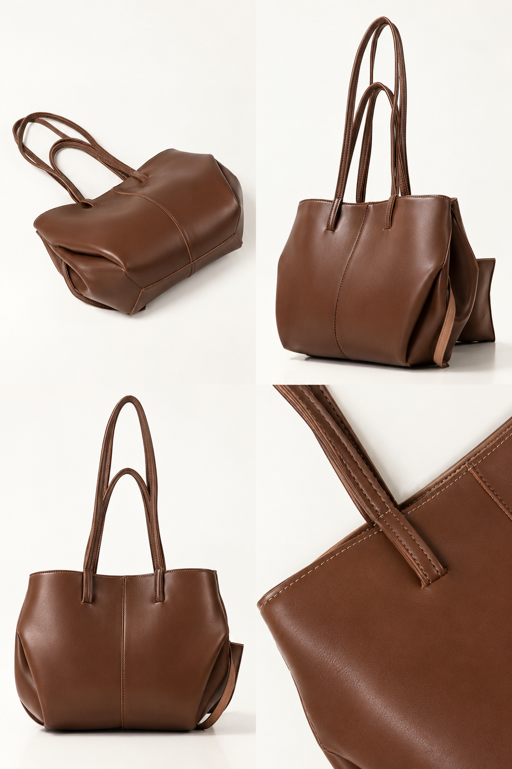 Polene Paris Brown Tote Bag