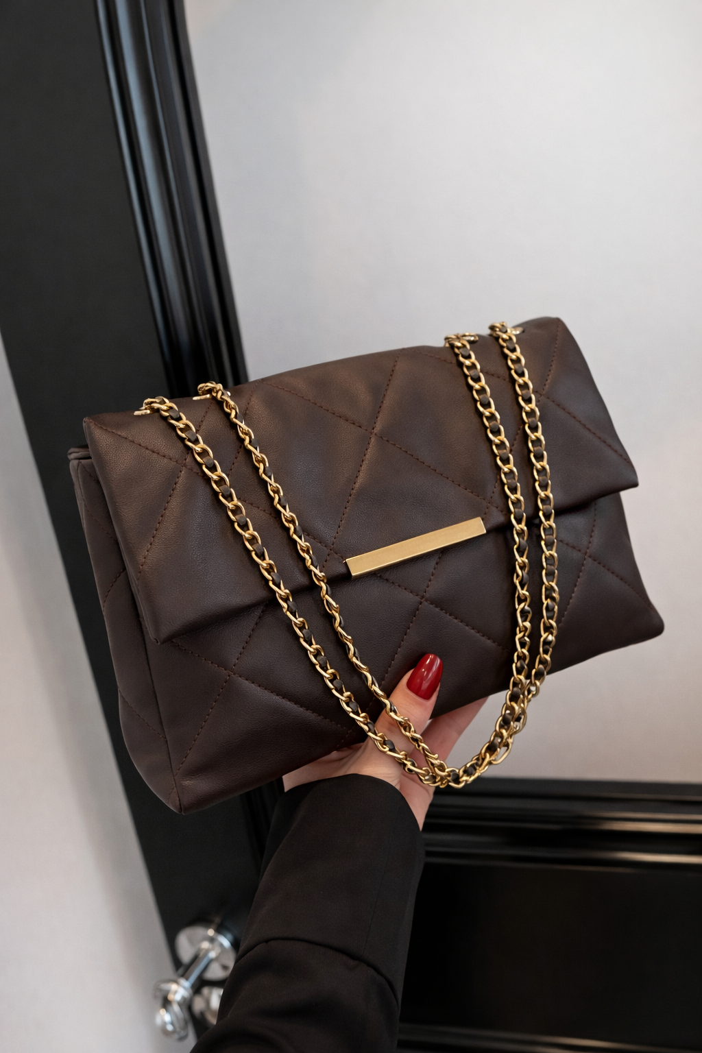 Belle The Luna Fold Bag Brown