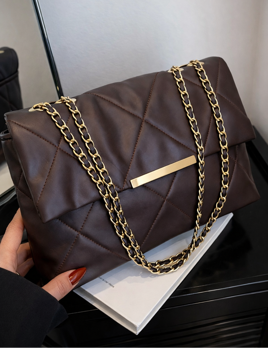 Belle The Luna Fold Bag Brown