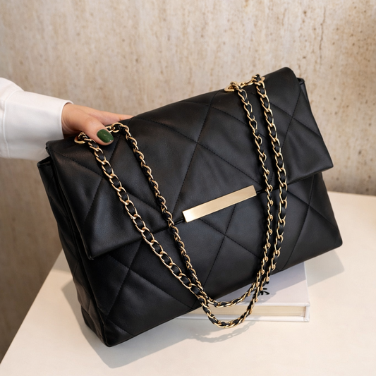 Belle The Luna Fold Bag Black