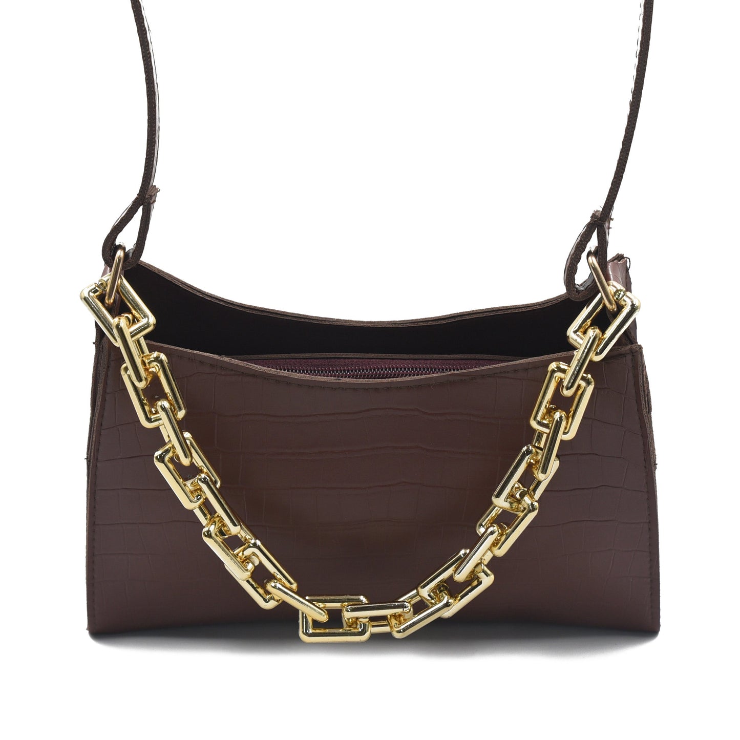 Belle Chic Convertible Handbag  - Brown