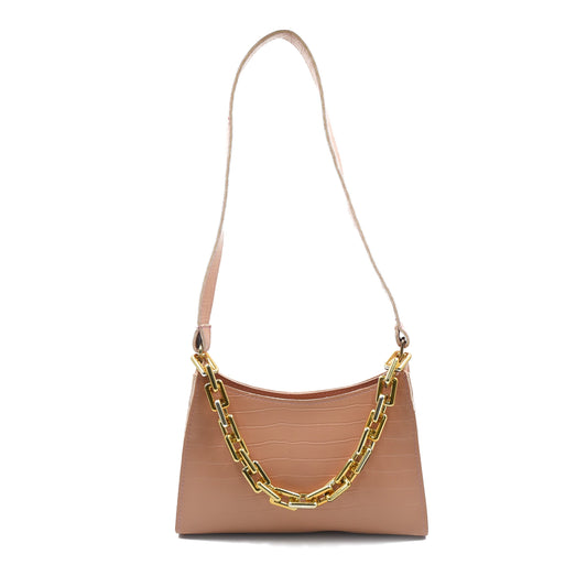 Belle Chic Convertible Handbag - Peach