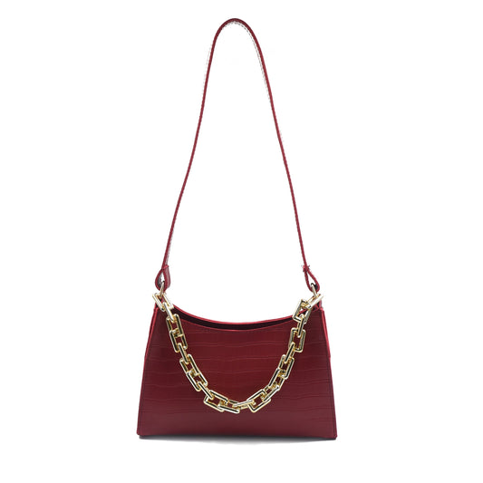 Belle Chic Convertible Handbag  - Maroon