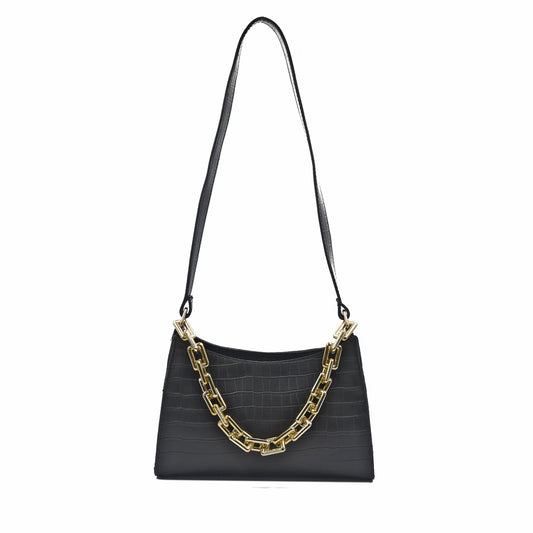 Belle Chic Convertible Handbag - Black