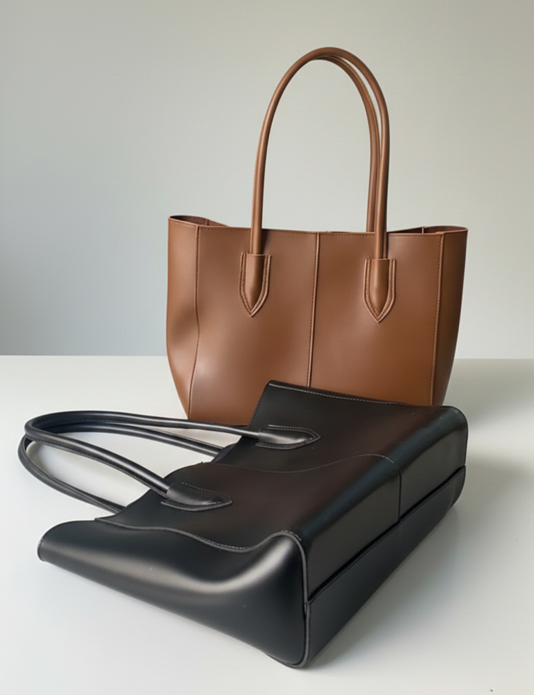 Carla Shoulder Tote Maroon  (Zip Closure)