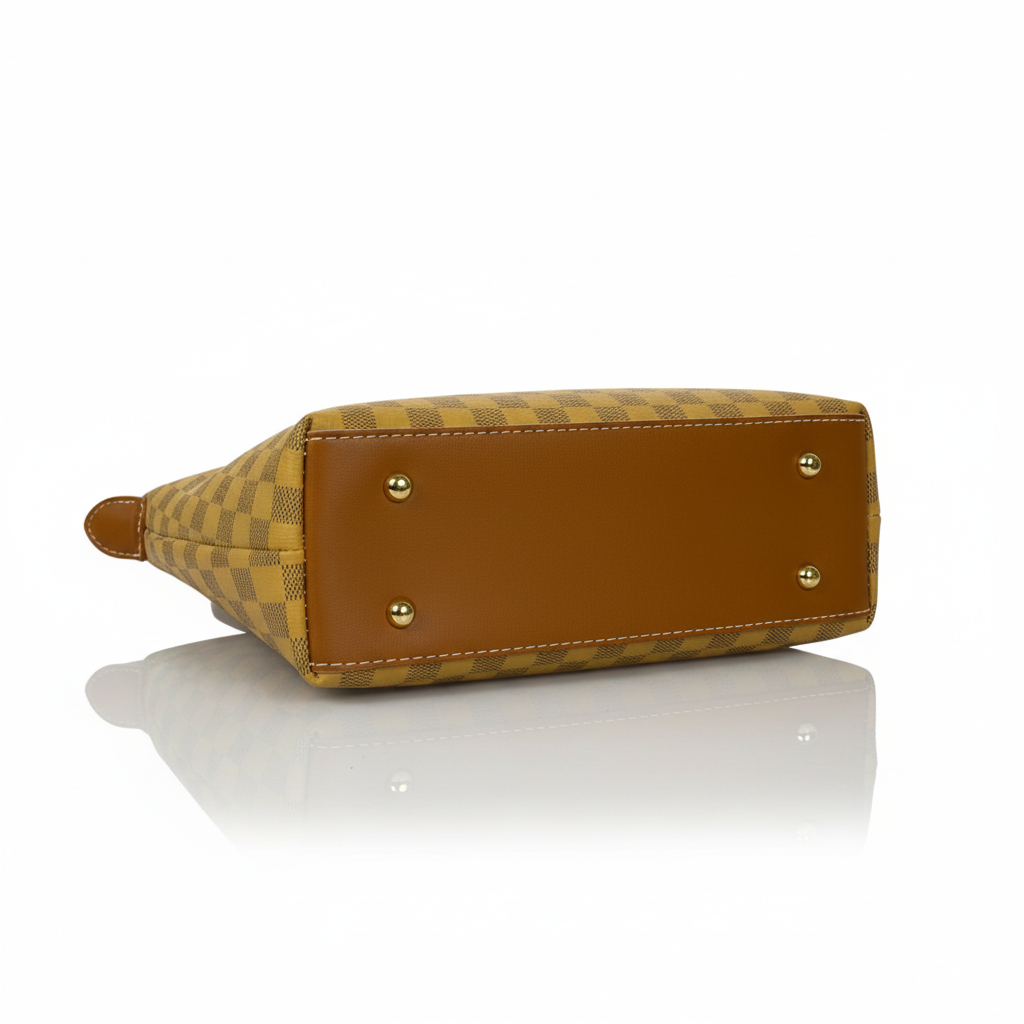 Wood Checkered Belle LongChamp