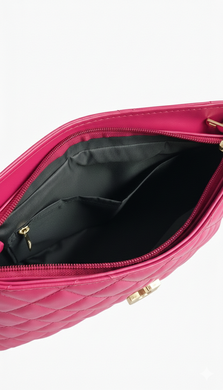 Pink Belle The Classic Flap Bag