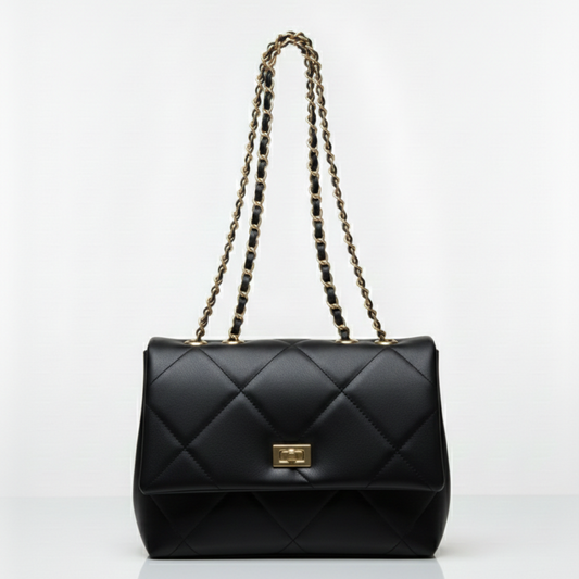 Black Belle The Classic Flap Bag