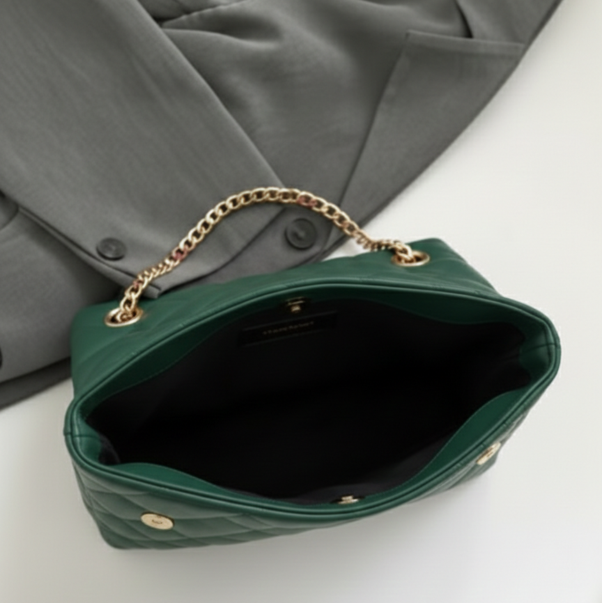 Belle The Luna Fold Bag Green