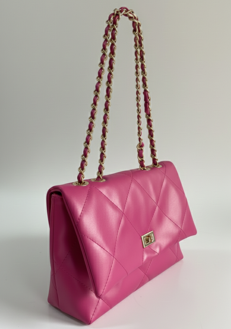 Pink Belle The Classic Flap Bag