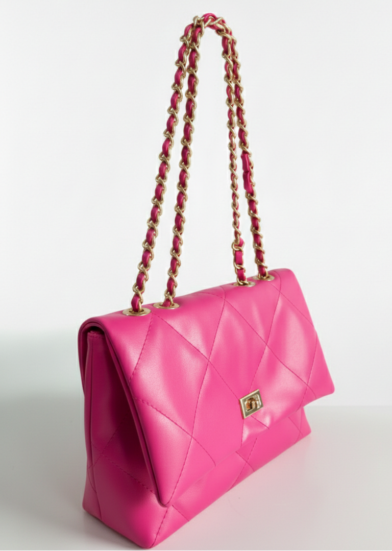 Pink Belle The Classic Flap Bag