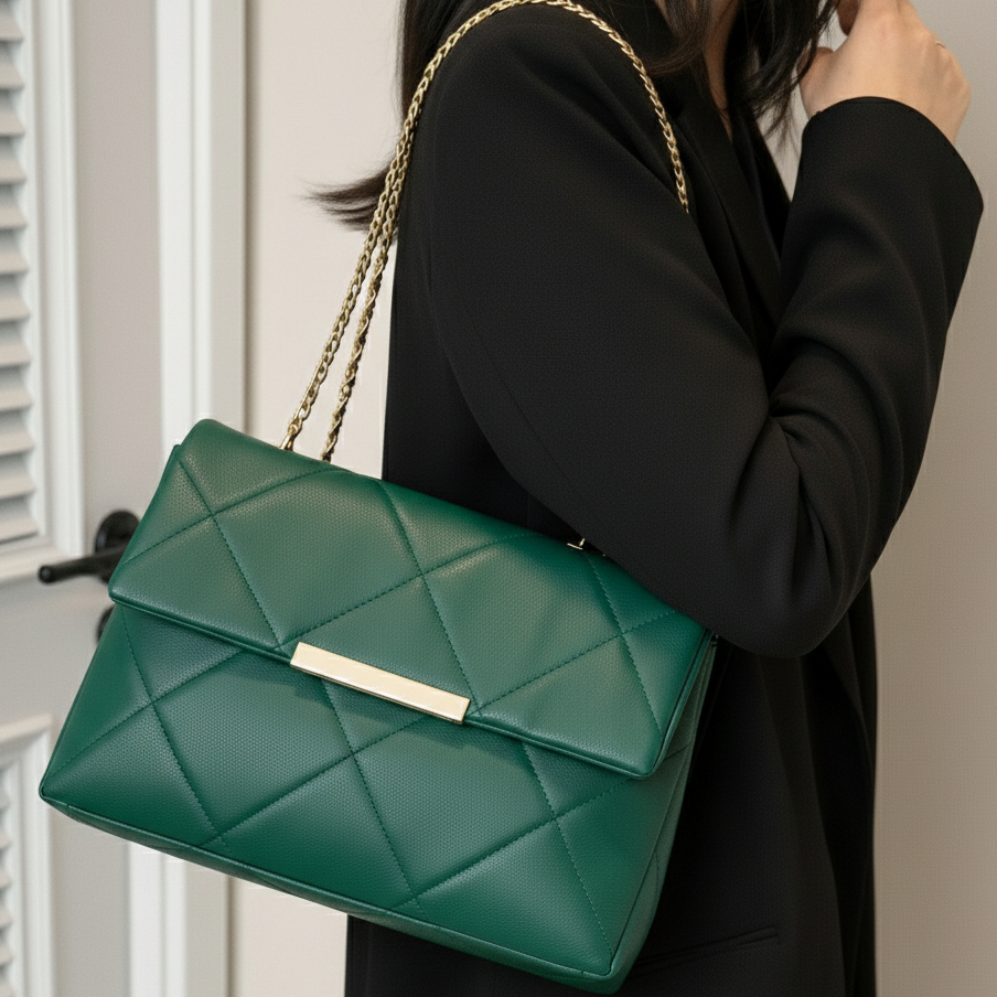Belle The Luna Fold Bag Green