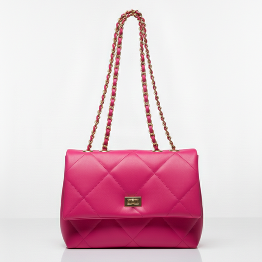 Pink Belle The Classic Flap Bag