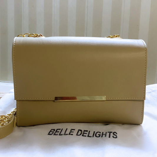 Beige Hamilton Crossbody Bag