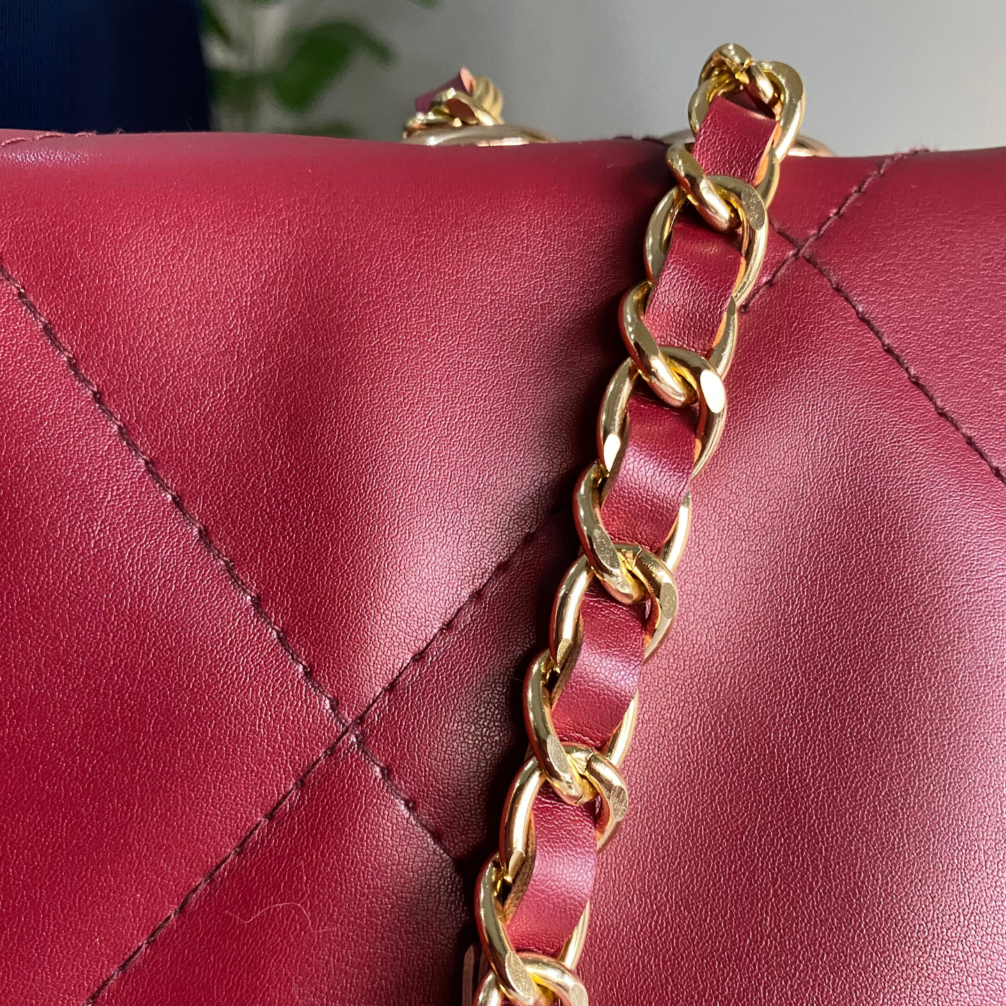 Belle The Luna Fold Bag Maroon