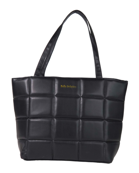 Black Belle Luxe Tote Bag