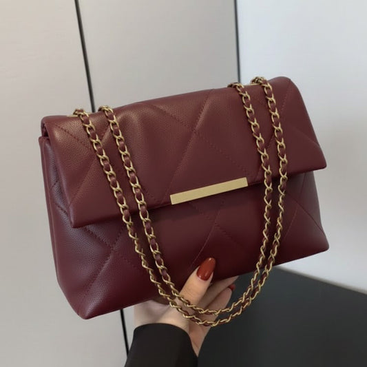 Belle The Luna Fold Bag Maroon