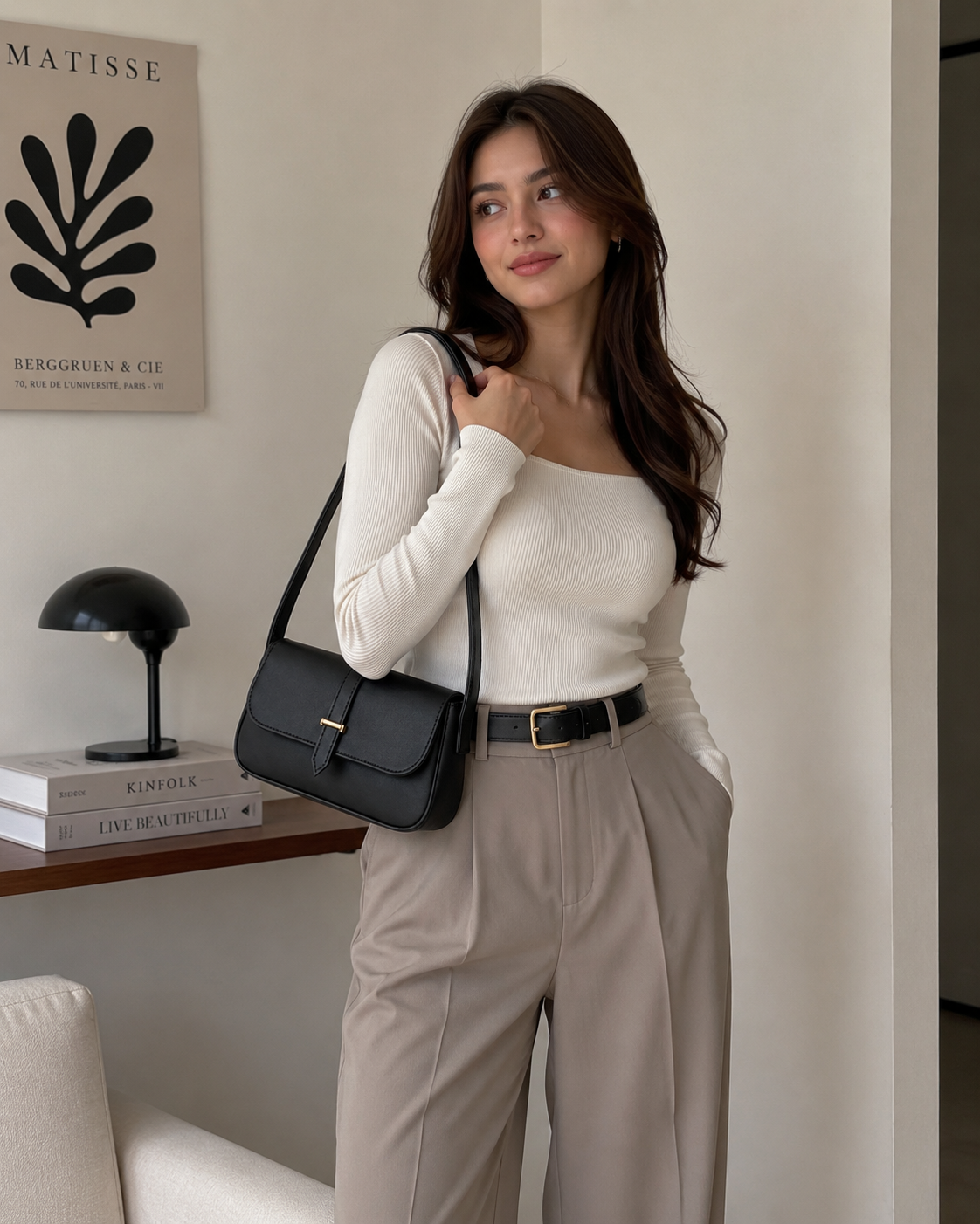 Black Belle The Elara Shoulder Bag